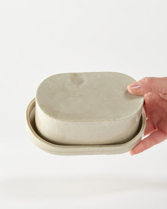 SALE / Butter dish / Sand