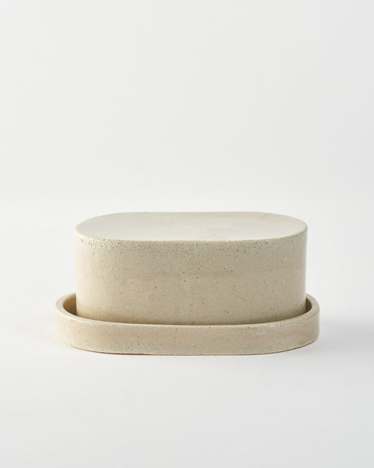 SALE / Butter dish / Sand