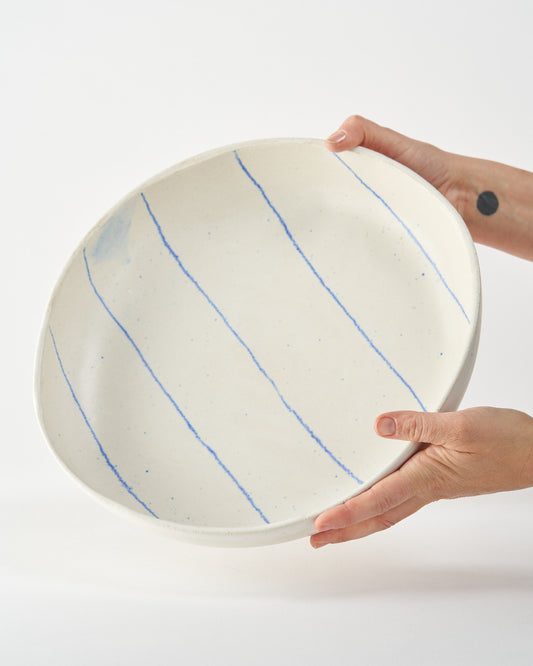 SALE / Big Serving Bowl / LINES