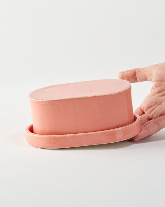 SALE / Butter dish / Pink