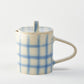 SALE / Tea Pot / Air Brushed Grid