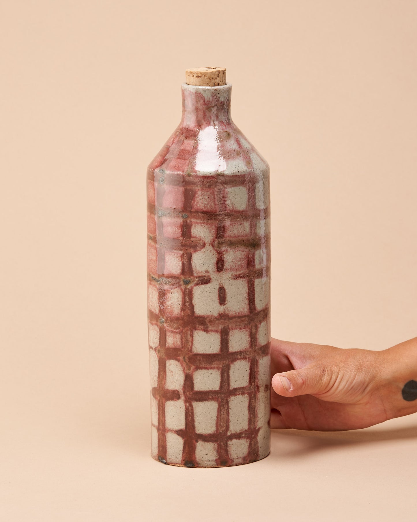 Bottle Shape #1 / Copper Grid