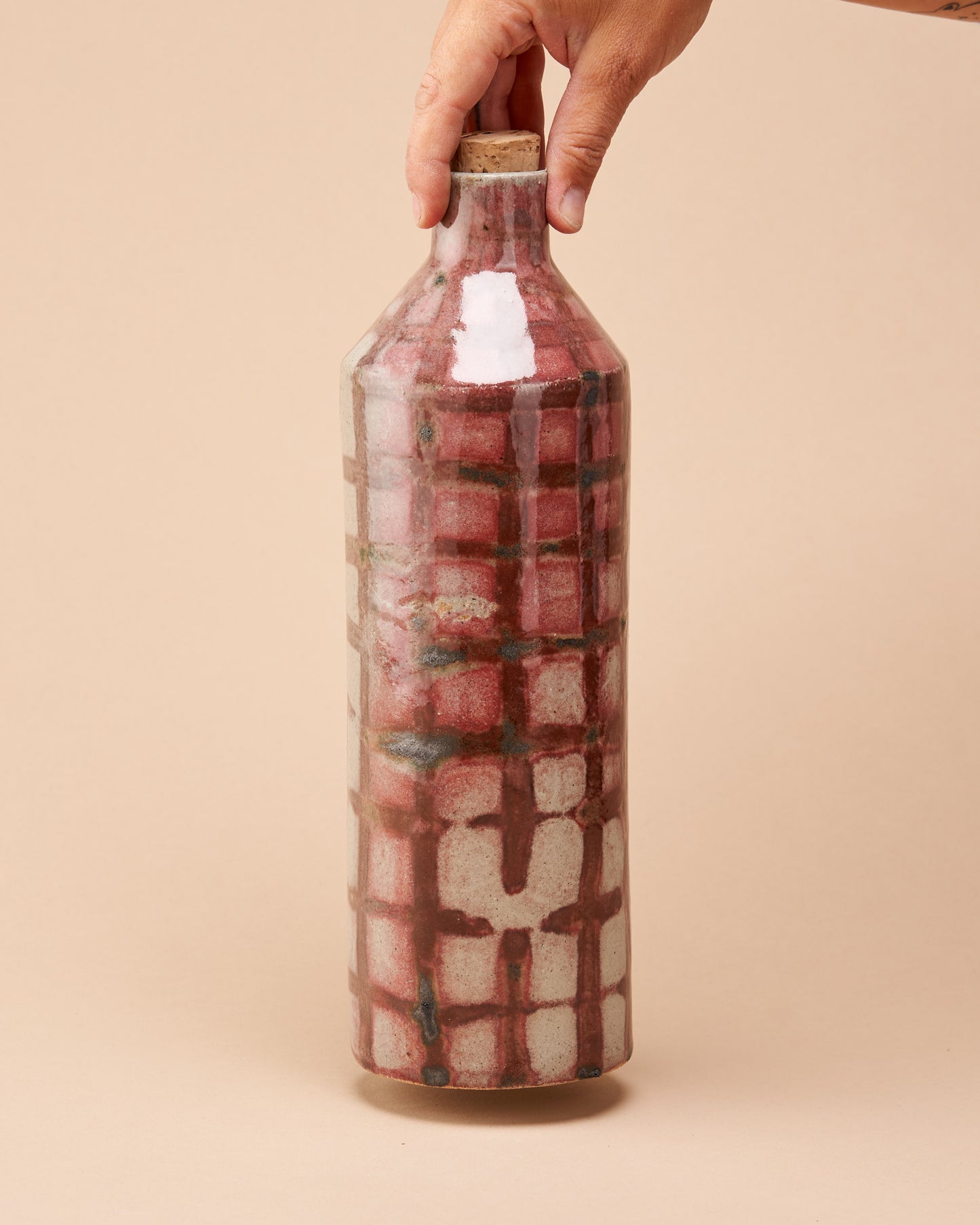 Bottle Shape #1 / Copper Grid