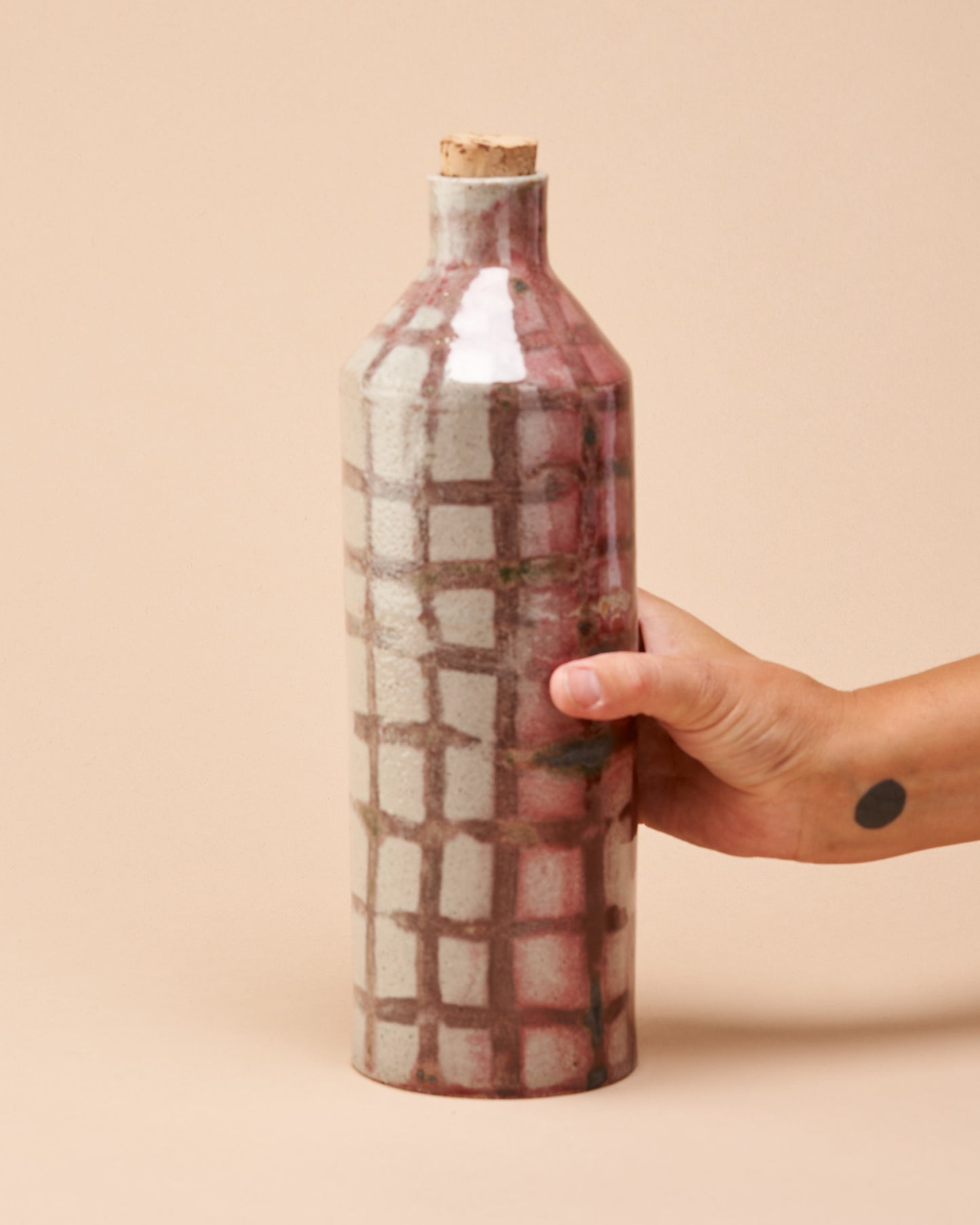 Bottle Shape #1 / Copper Grid