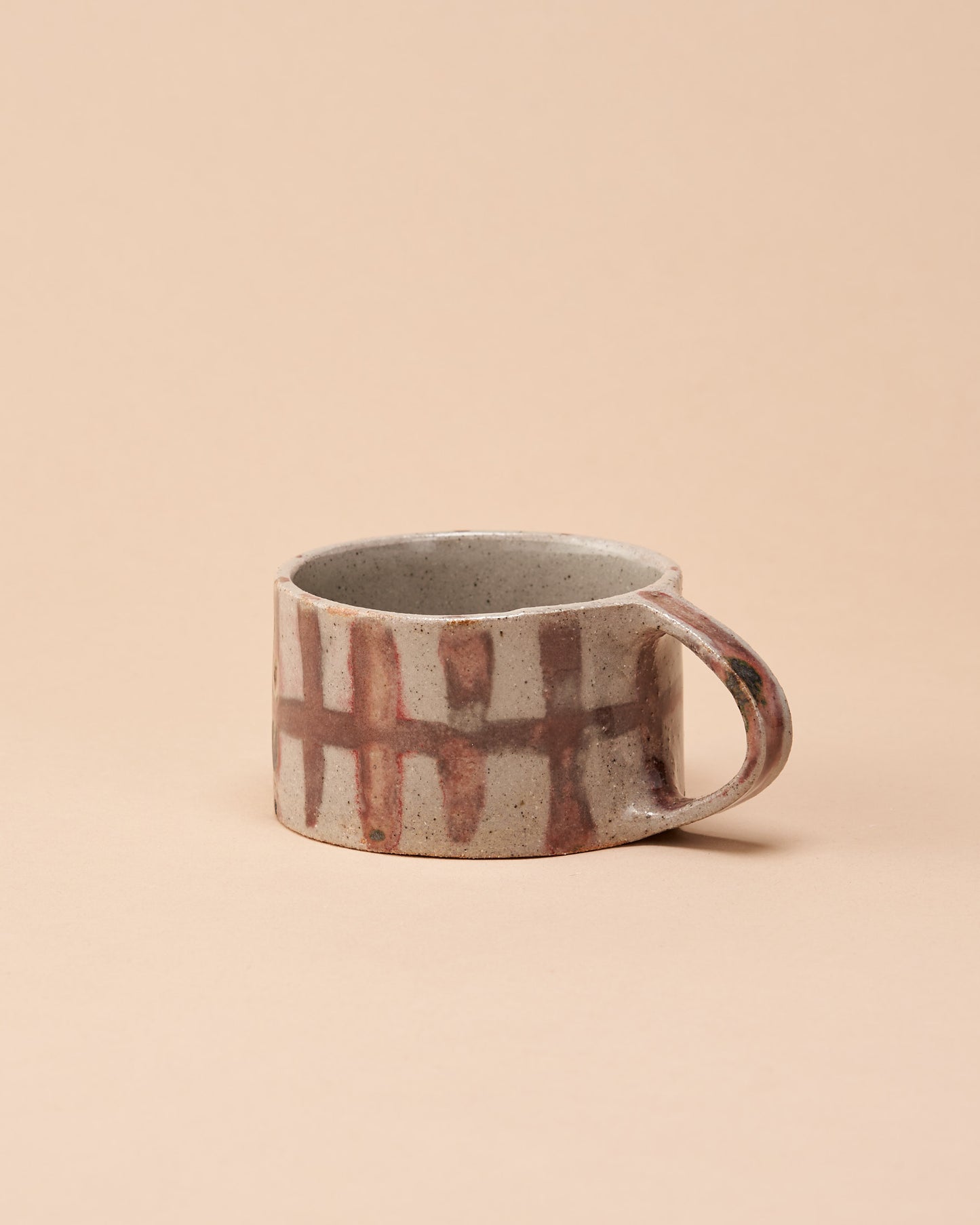 Low Mug / Copper Grid